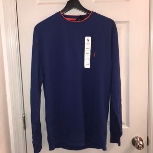 Polo Ralph Lauren Orange and Blue Thermal S